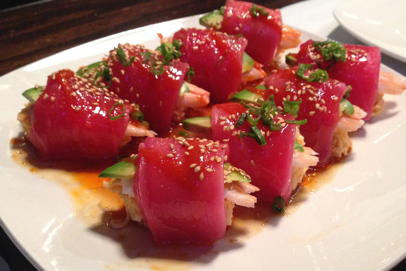 Smoked Salmon Sushi